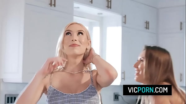 Hot brunette babe Paige Owens likes to share boyfriend’s big cock with her bestie Kay Lovely