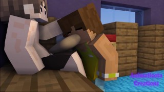 Our Secret College Club / Minecraft Gay Porn
